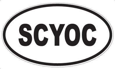 SCYOC - Oval Sticker