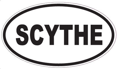 SCYTHE - Oval Sticker
