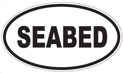 SEABED - Oval Sticker