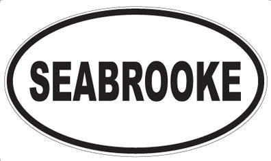 SEABROOKE - Oval Magnet