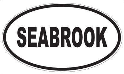 SEABROOK - Oval Magnet