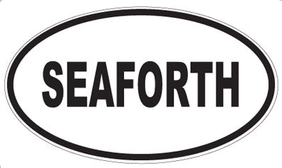 SEAFORTH - Oval Sticker