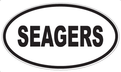 SEAGERS - Oval Magnet