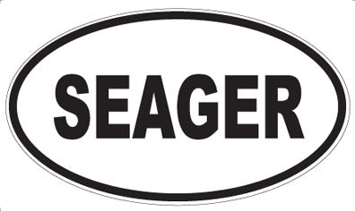 SEAGER - Oval Magnet