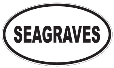 SEAGRAVES - Oval Magnet