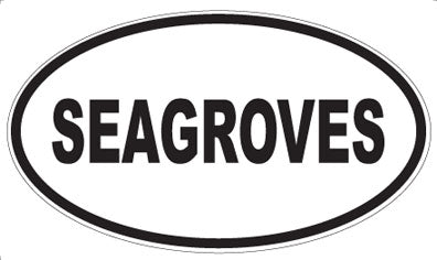 SEAGROVES - Oval Magnet