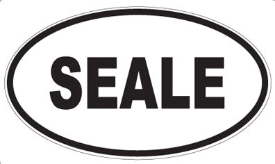 SEALE - Oval Sticker