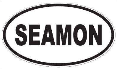 SEAMON - Oval Magnet