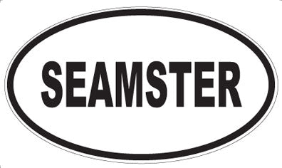 SEAMSTER - Oval Sticker