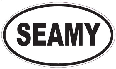 SEAMY - Oval Sticker