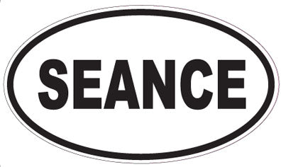 SEANCE - Oval Sticker