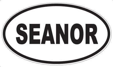 SEANOR - Oval Magnet