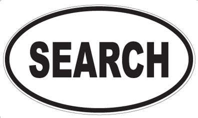 SEARCH - Oval Magnet