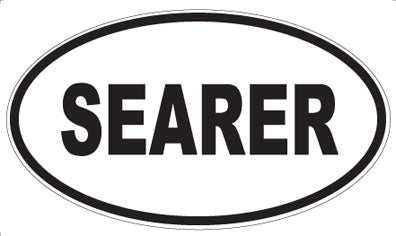 SEARER - Oval Magnet