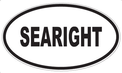 SEARIGHT - Oval Sticker