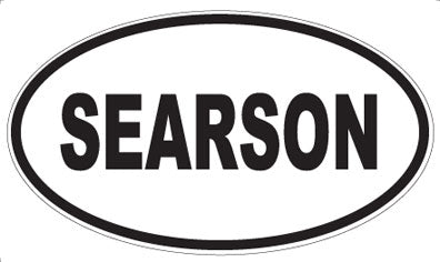 SEARSON - Oval Sticker