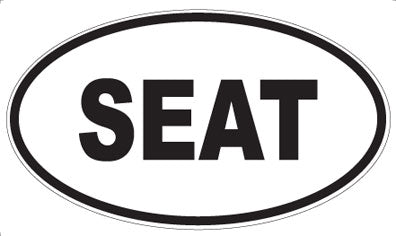 SEAT - Oval Magnet