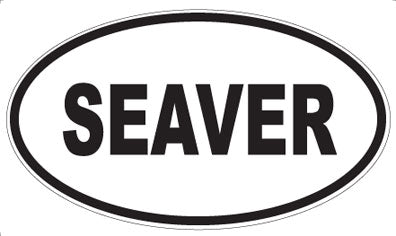 SEAVER - Oval Magnet