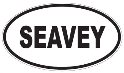 SEAVEY - Oval Magnet