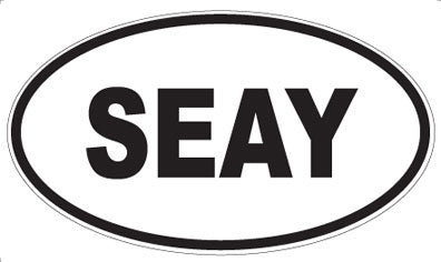 SEAY - Oval Magnet