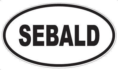 SEBALD - Oval Sticker