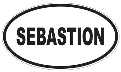 SEBASTION - Oval Magnet