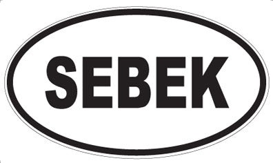 SEBEK - Oval Magnet