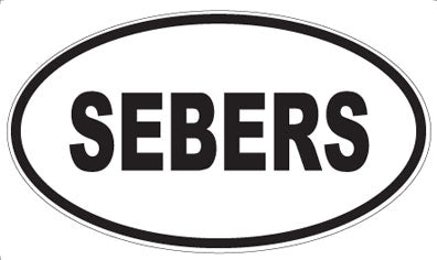 SEBERS - Oval Magnet