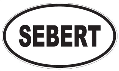 SEBERT - Oval Magnet