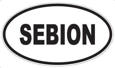 SEBION - Oval Sticker