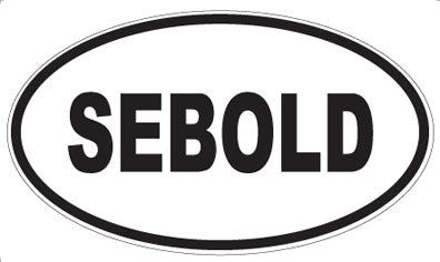 SEBOLD - Oval Sticker