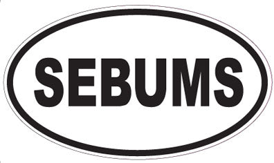 SEBUMS - Oval Sticker