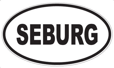 SEBURG - Oval Sticker