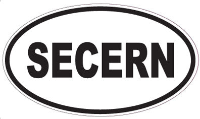 SECERN - Oval Sticker