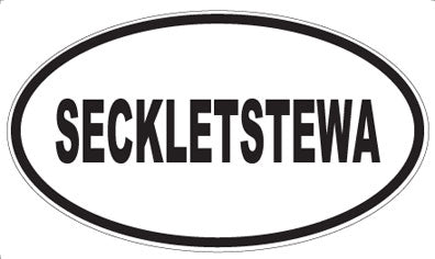 SECKLETSTEWA - Oval Magnet