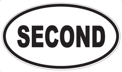 SECOND - Oval Magnet