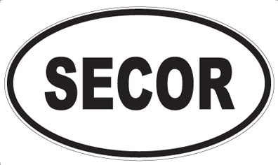 SECOR - Oval Sticker