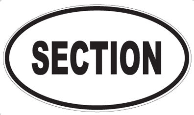 SECTION - Oval Magnet