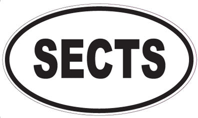 SECTS - Oval Sticker