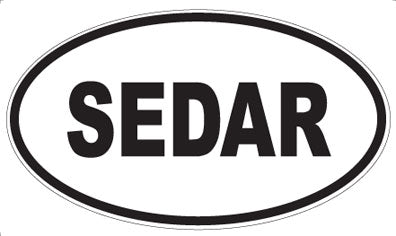 SEDAR - Oval Magnet