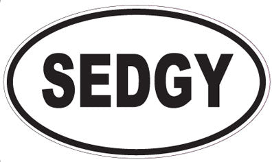 SEDGY - Oval Magnet