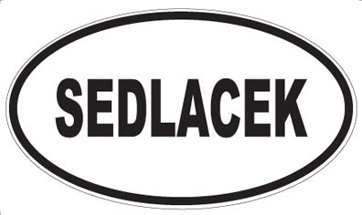 SEDLACEK - Oval Magnet