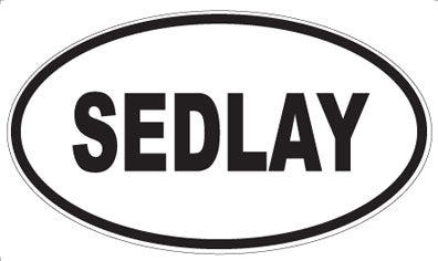 SEDLAY - Oval Sticker