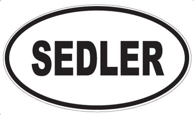 SEDLER - Oval Magnet
