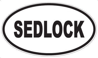 SEDLOCK - Oval Magnet