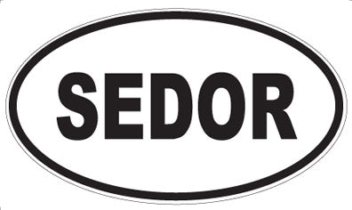 SEDOR - Oval Sticker