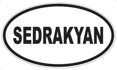 SEDRAKYAN - Oval Magnet