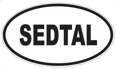 SEDTAL - Oval Sticker