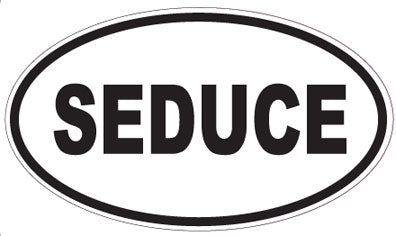 SEDUCE - Oval Sticker