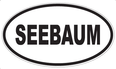 SEEBAUM - Oval Sticker